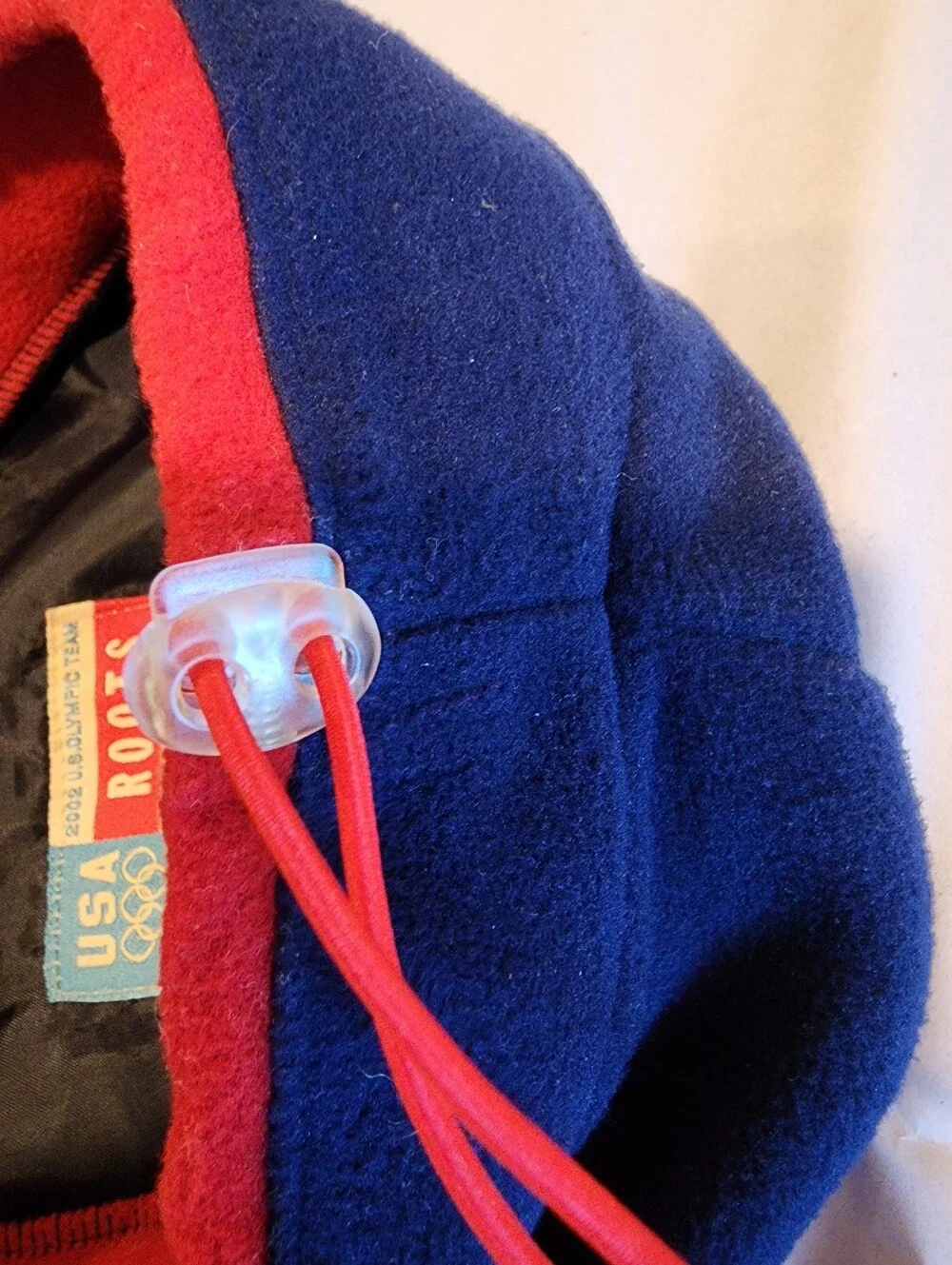 Vintage Roots 2002 USA Olympic Beanie Fleece Official Olympic Team Unisex OSFM